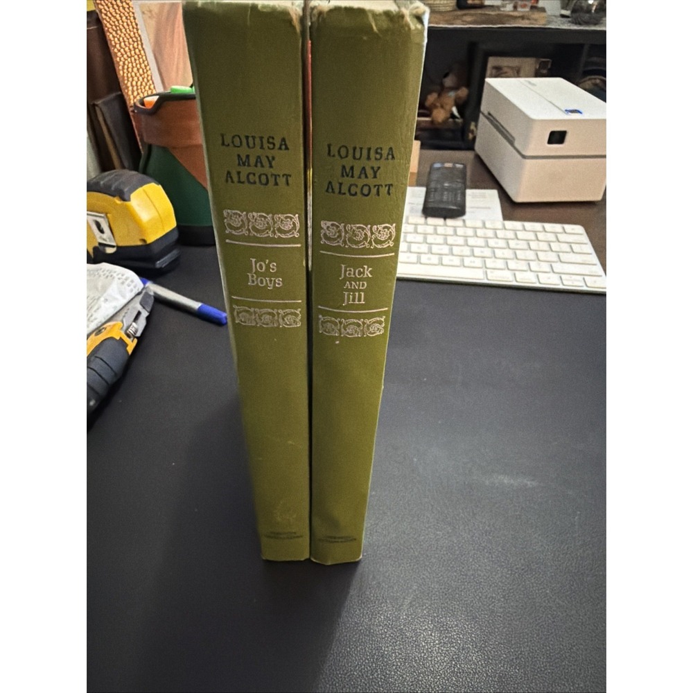 Jo's Boys & Jack And Jill by Louisa May Alcott Hardcover Lot Of 2!